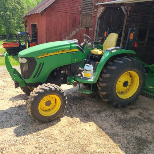 John Deere 4320 Tractor & Backhoe